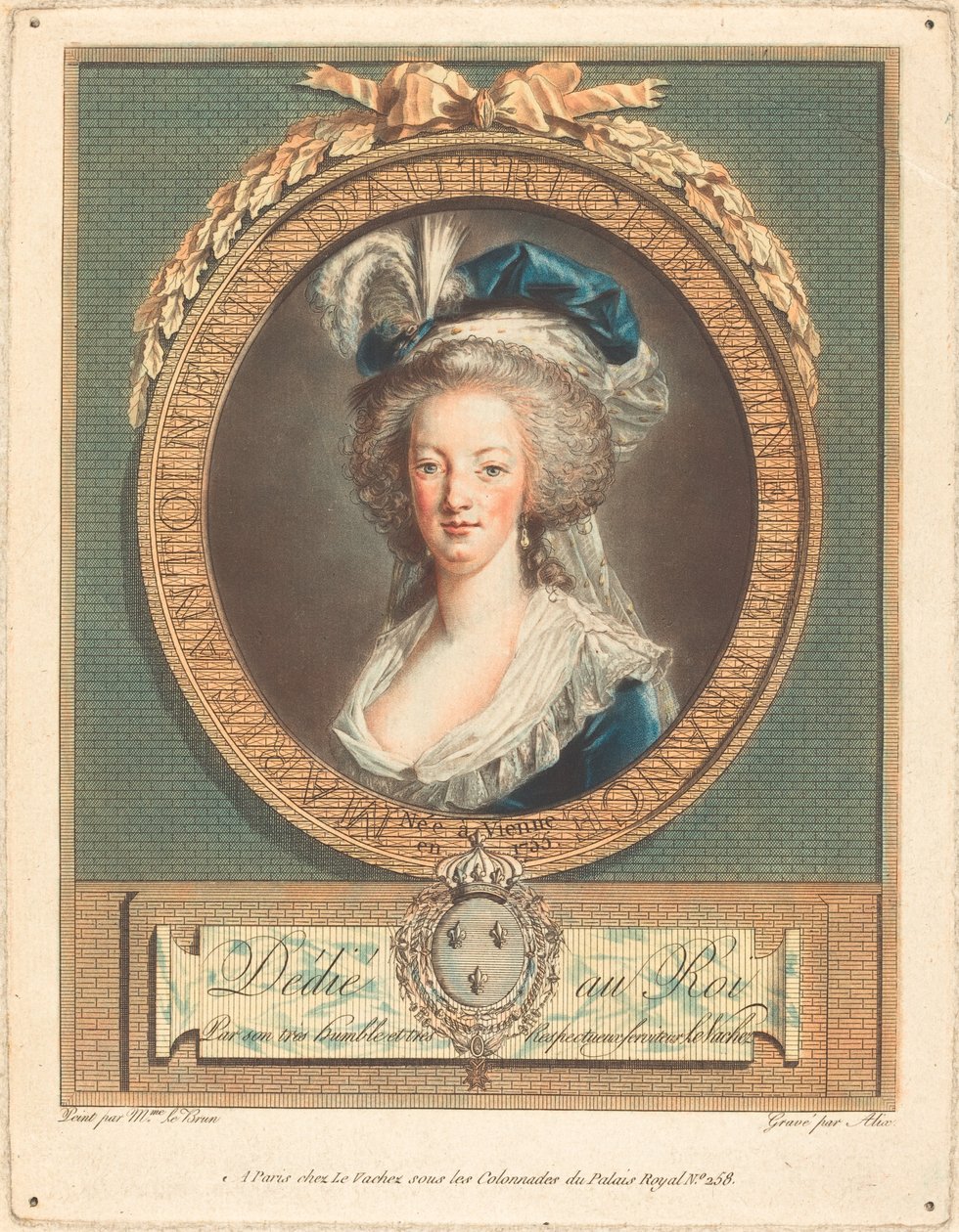 Königin Marie-Antoinette von Pierre Michel Alix after Élisabeth Louise Vigée Le Brun