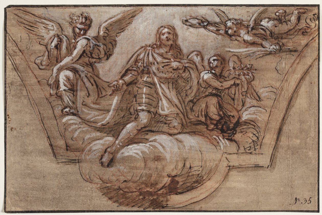 Entwurf für eine Deckendekoration von Pierre Mignard