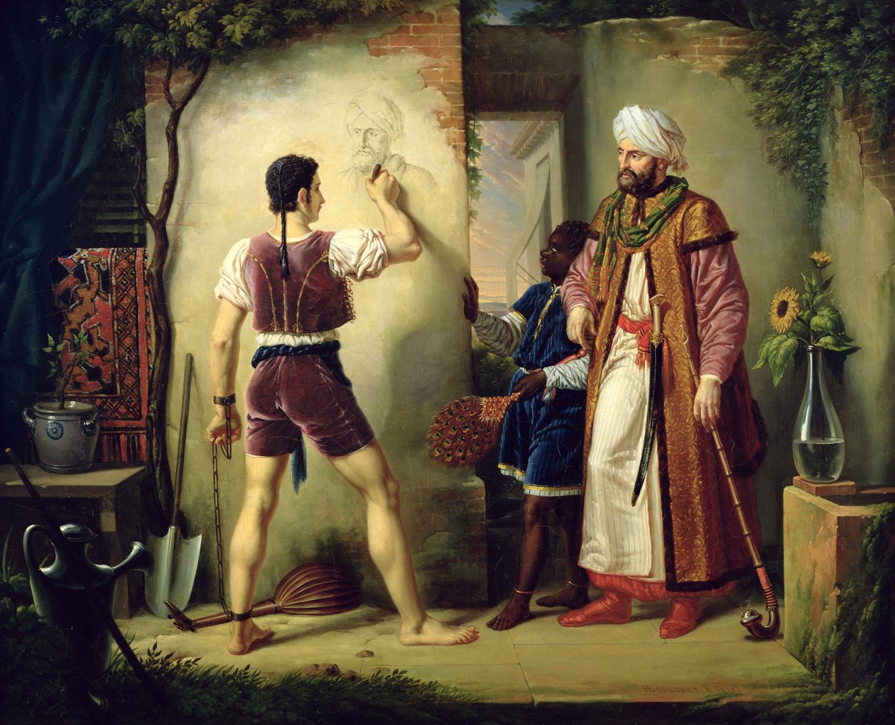Fra Filippo Lippi (ca.1406-69) 1819 von Pierre Nolasque Bergeret