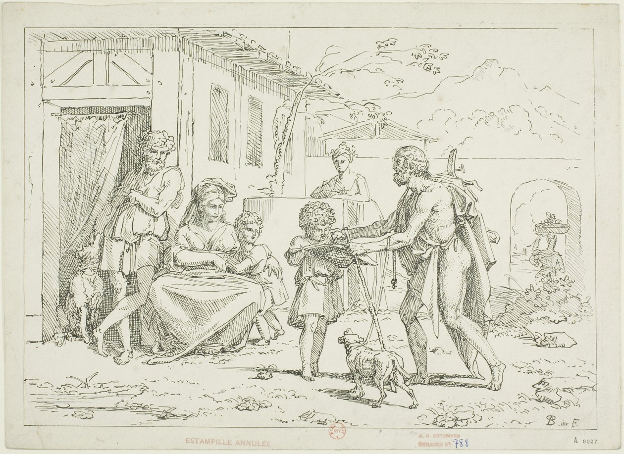 Homer von Pierre Nolasque Bergeret