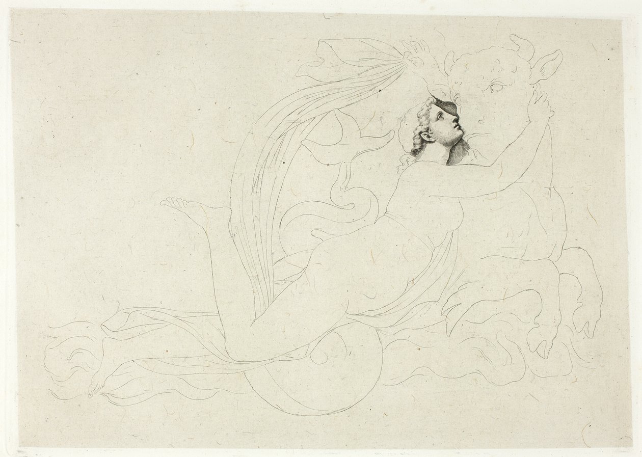 Die Entführung der Europa von Pierre Paul Prud