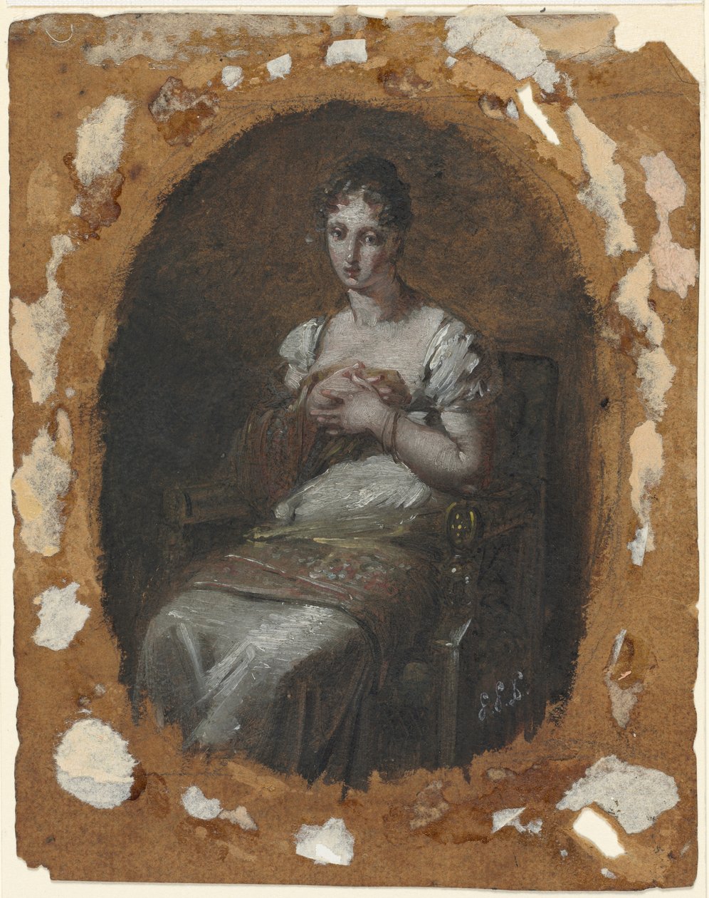 Sitzende junge Frau von Pierre Paul Prud