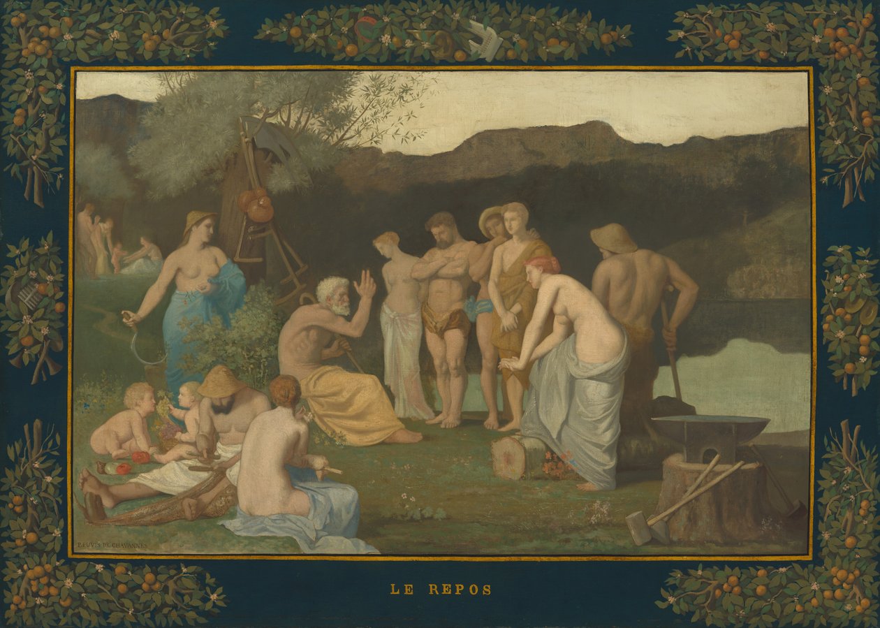 Ruhe von Pierre Puvis de Chavannes