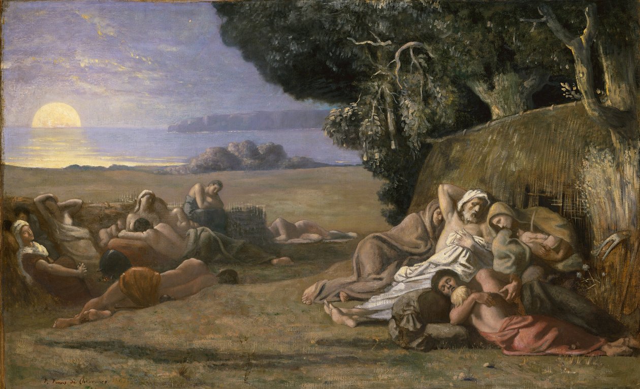 Schlaf von Pierre Puvis de Chavannes
