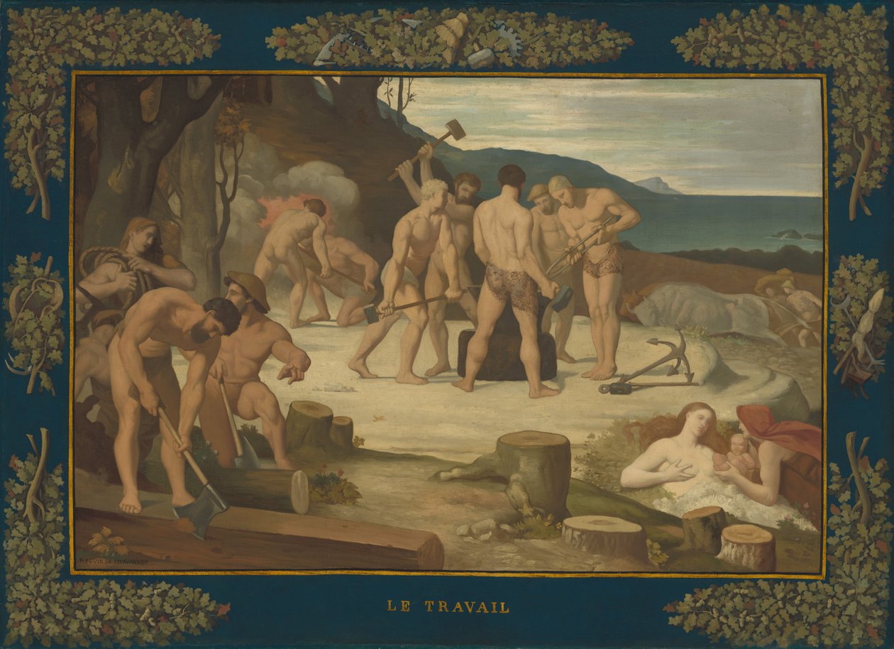 Arbeit von Pierre Puvis de Chavannes
