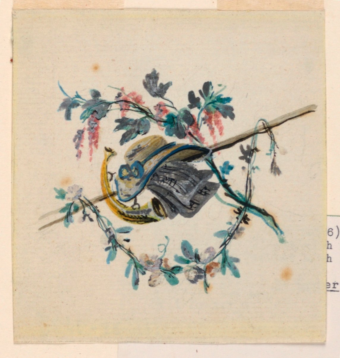 Trophäen mit historischen Attributen von Pierre Ranson