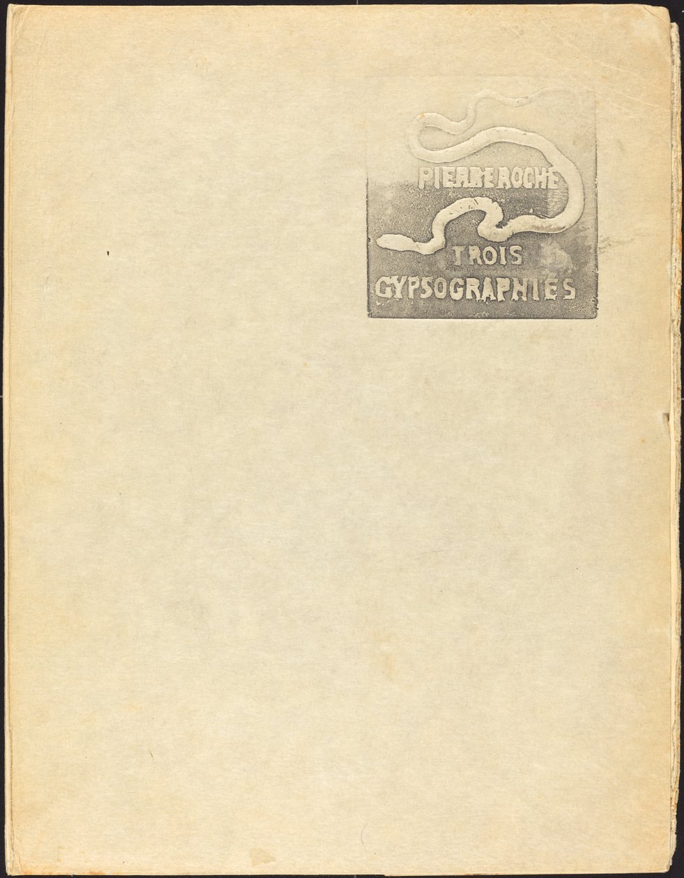 Cover-Design von Pierre Roche