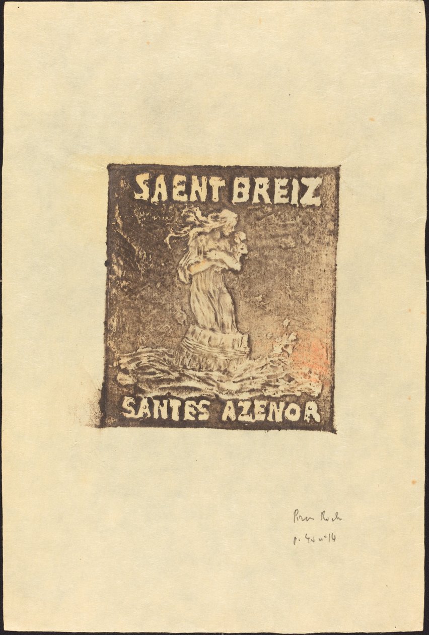 Sainte Azenor de Goelo von Pierre Roche