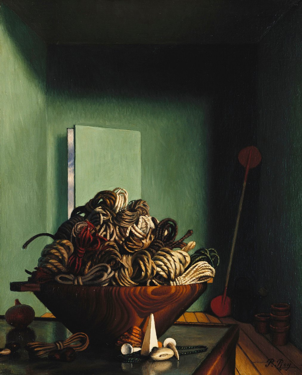 Schüssel mit Wolle von Pierre Roy