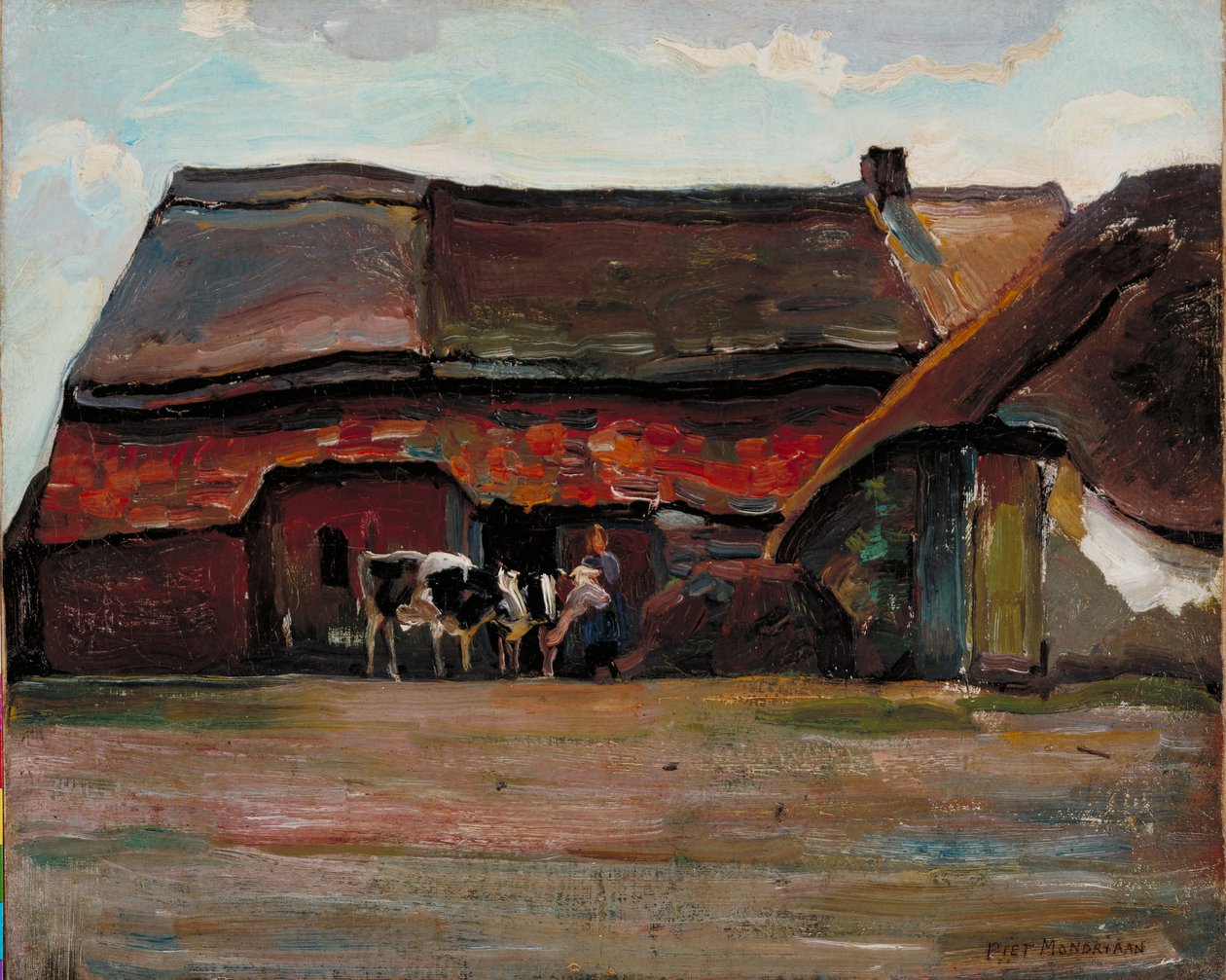 Brabanter Bauernhof, 1904 von Piet Mondrian