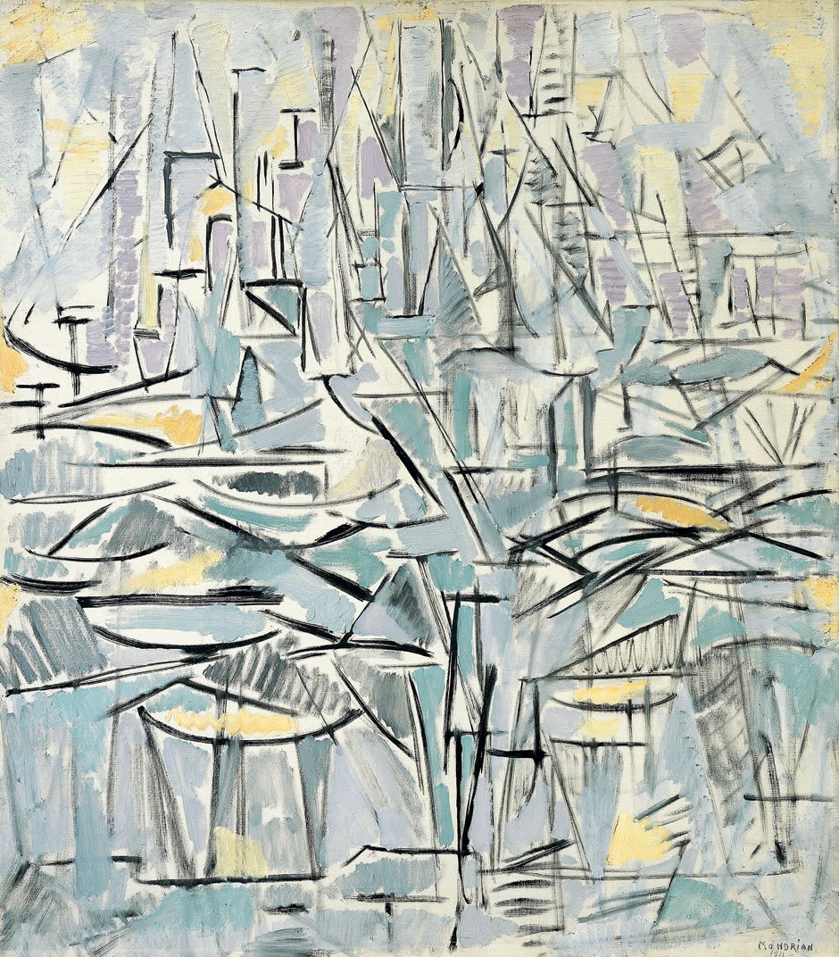 Komposition Nr. XVI von Piet Mondrian