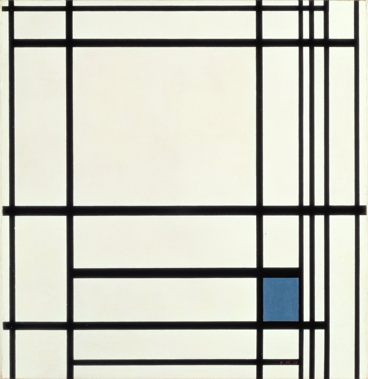 Komposition in Linien und Farbe: III, 1937 von Piet Mondrian