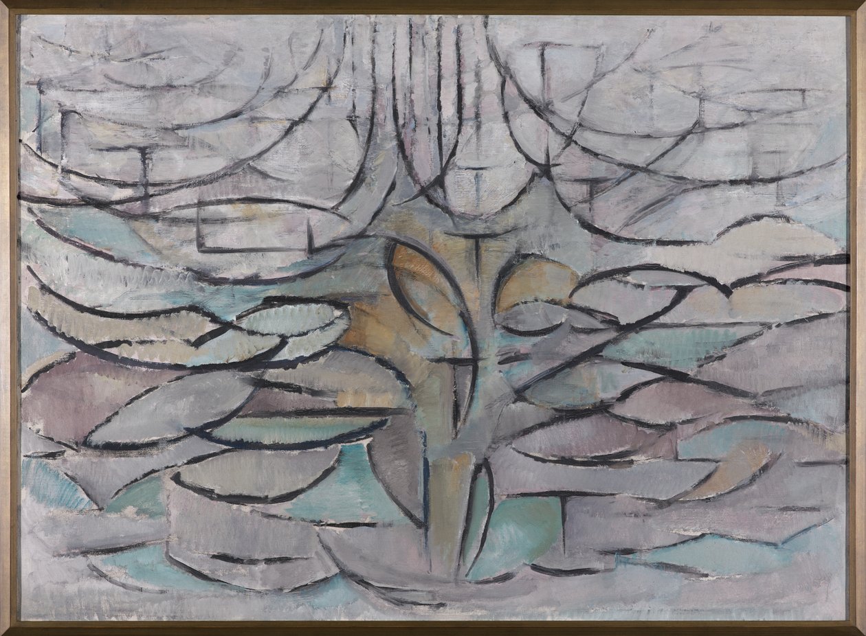 Blühender Apfelbaum, 1912 von Piet Mondrian