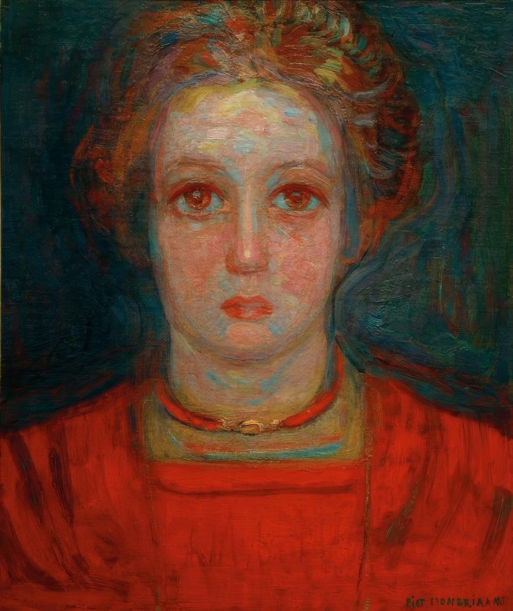 Mädchenporträt von Piet Mondrian