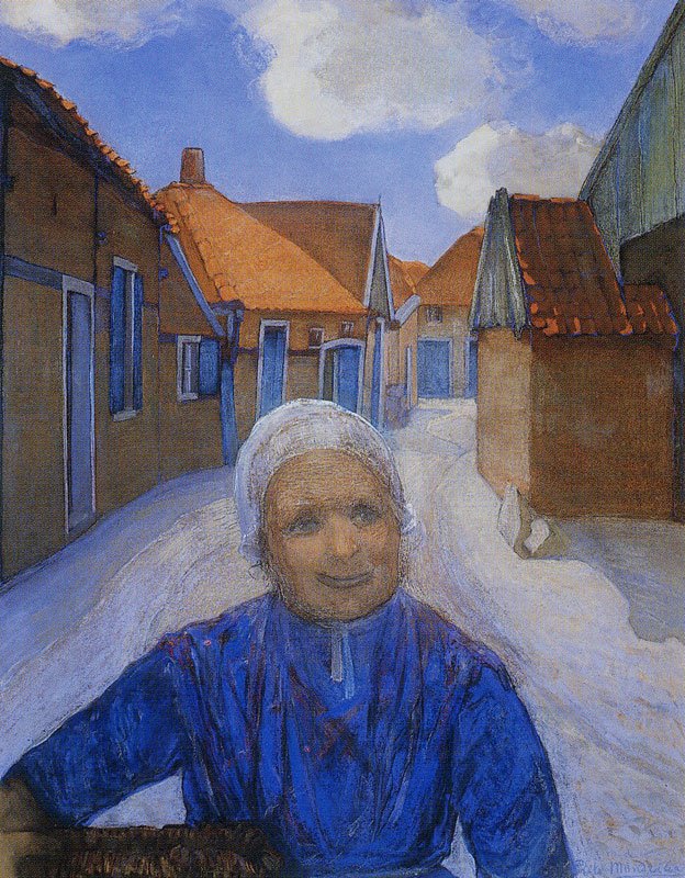 Auf dem Lappenbrink in Winterswijk von Piet Mondrian