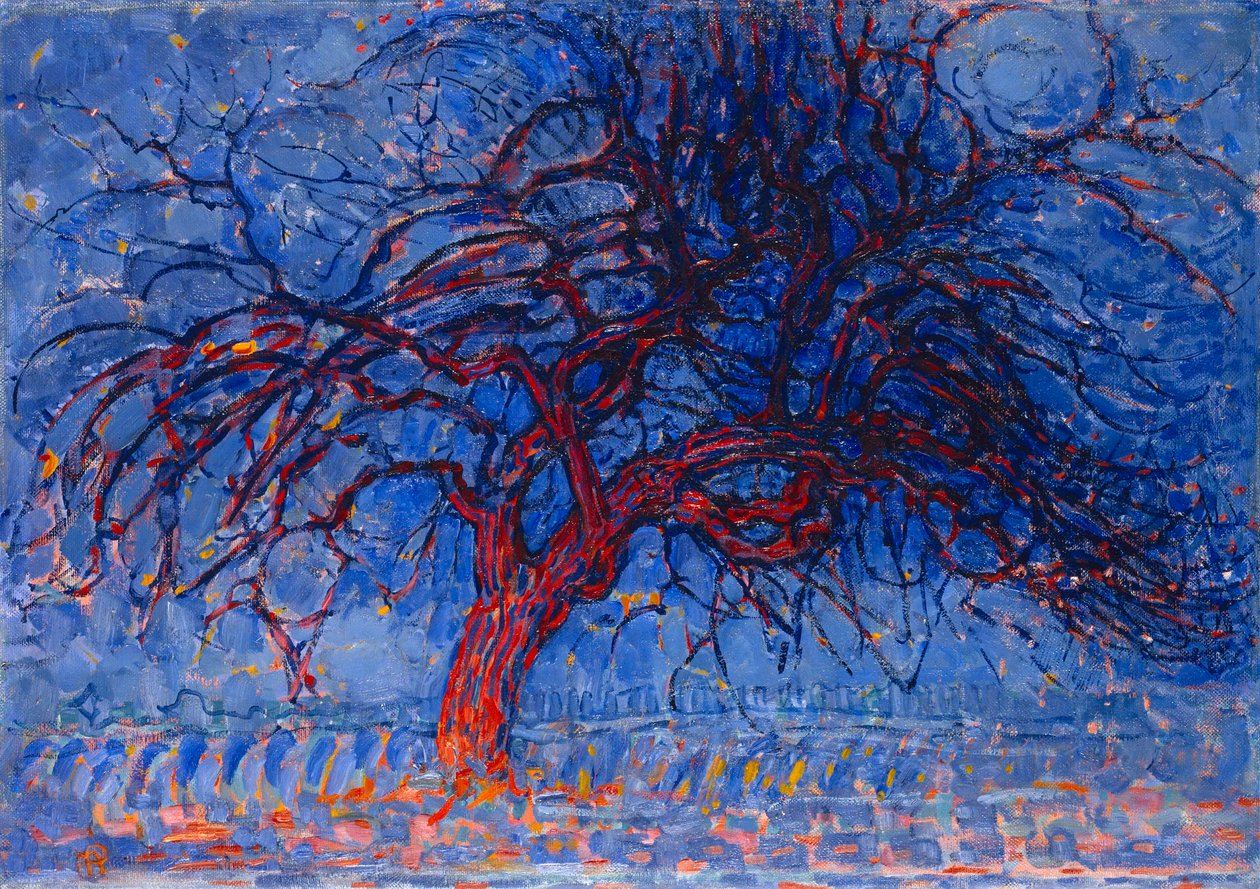 Roter Baum von Piet Mondrian