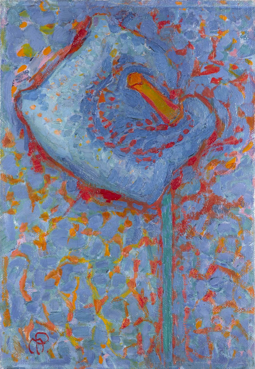 Arum-Lilie, 1908-1909 von Piet Mondrian