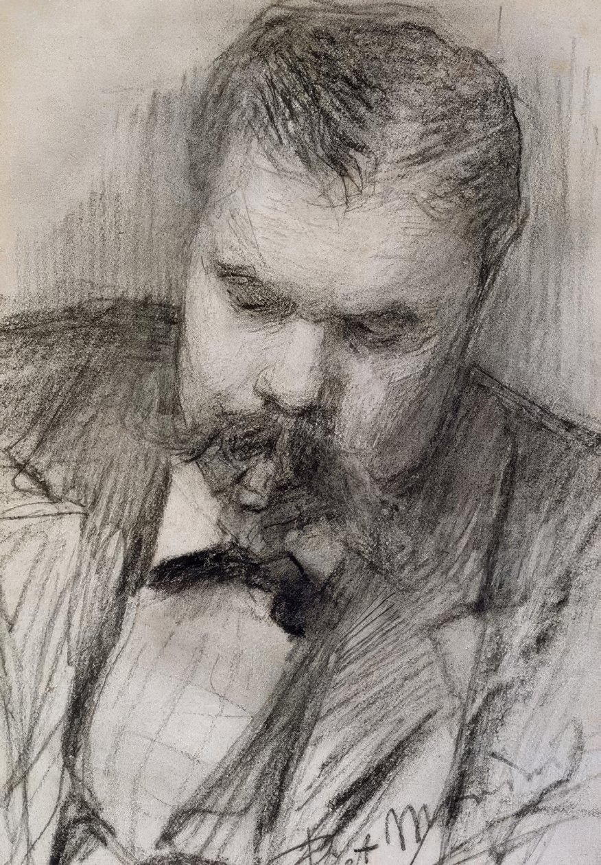 Porträt von Frits Mondrian, 1898 von Piet Mondrian