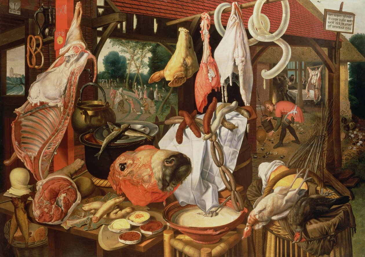 Der Fleischstand, 1568 von Pieter Aertsen