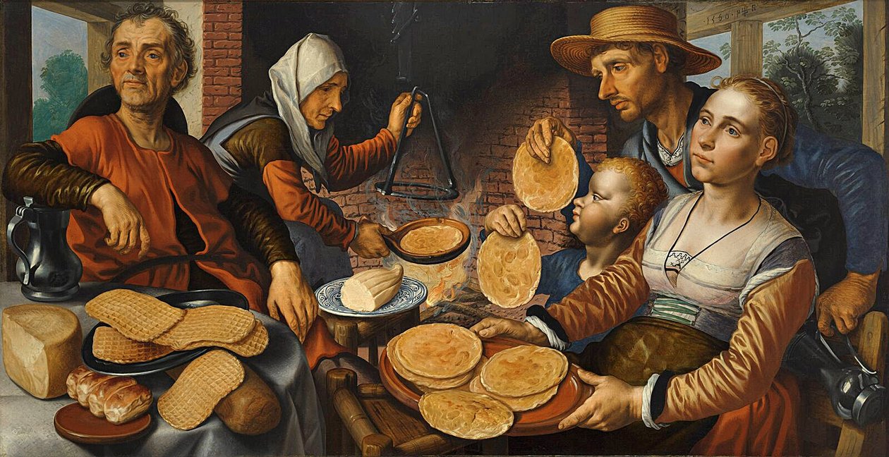 Die Pfannkuchenbäckerei von Pieter Aertsen