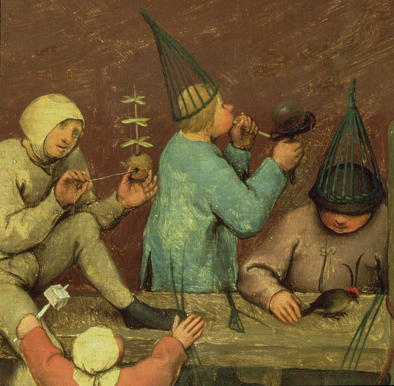 Kinderspiele: (Detail) von Pieter Bruegel the Elder