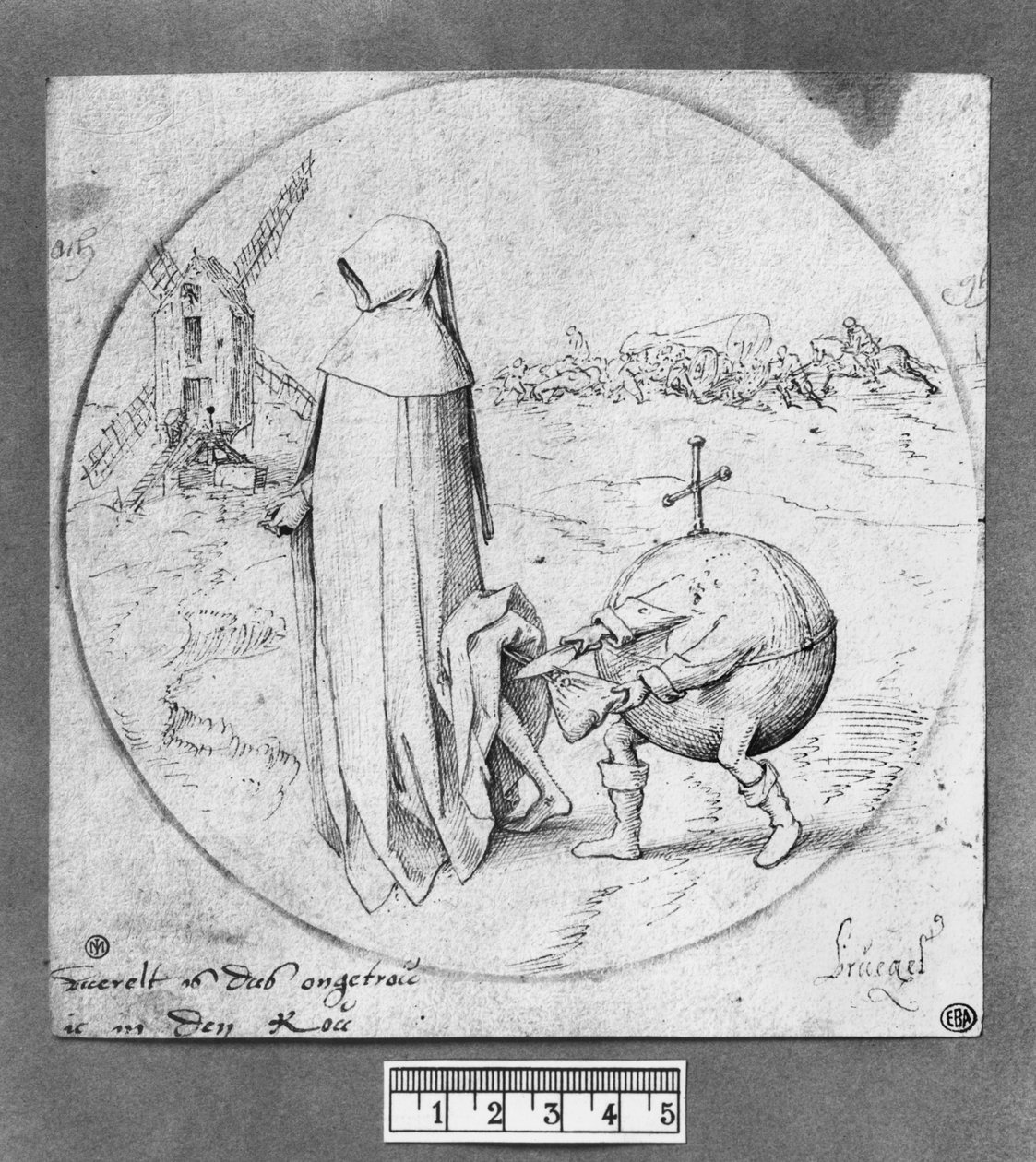 Misanthrop von Pieter Bruegel the Elder