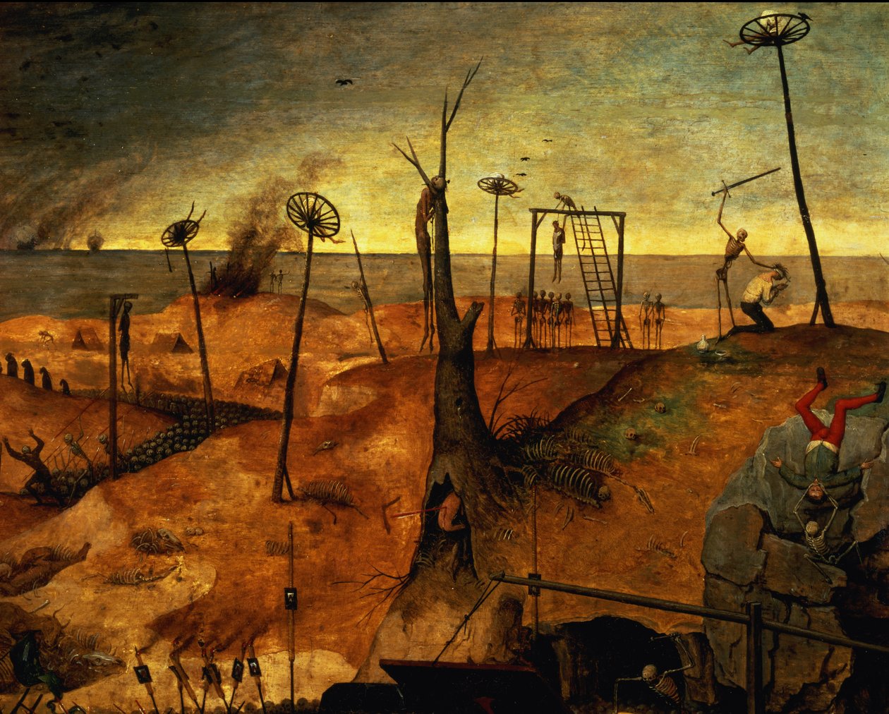 Der Triumph des Todes, ca. 1562 (Detail) von Pieter Bruegel the Elder