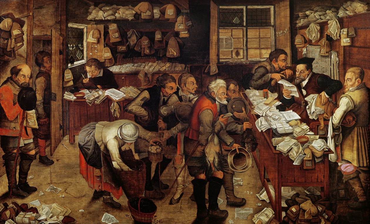 Der Dorfrechtsanwalt, 1621 von Pieter Brueghel the Younger