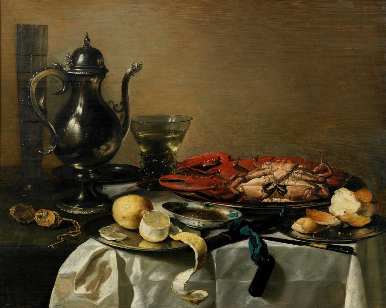 Stillleben, 1643 von Pieter Claesz