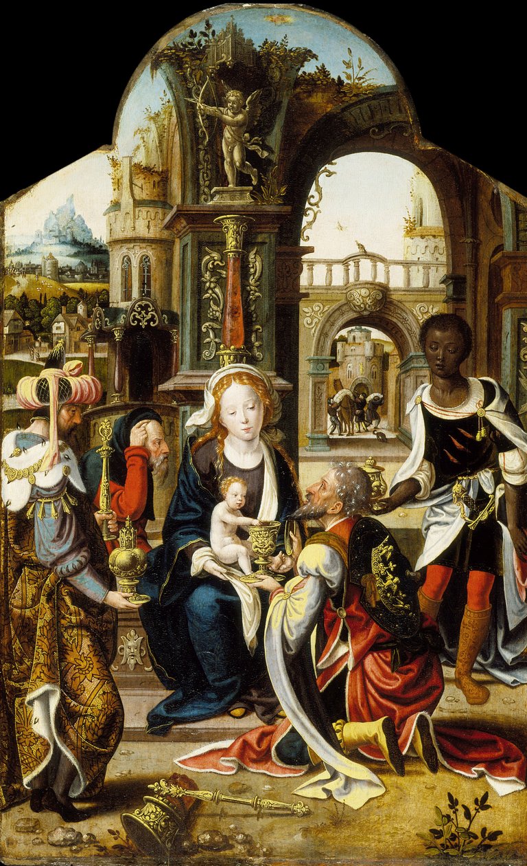 Die Anbetung der Könige, 1530 von Pieter Coecke van Aelst