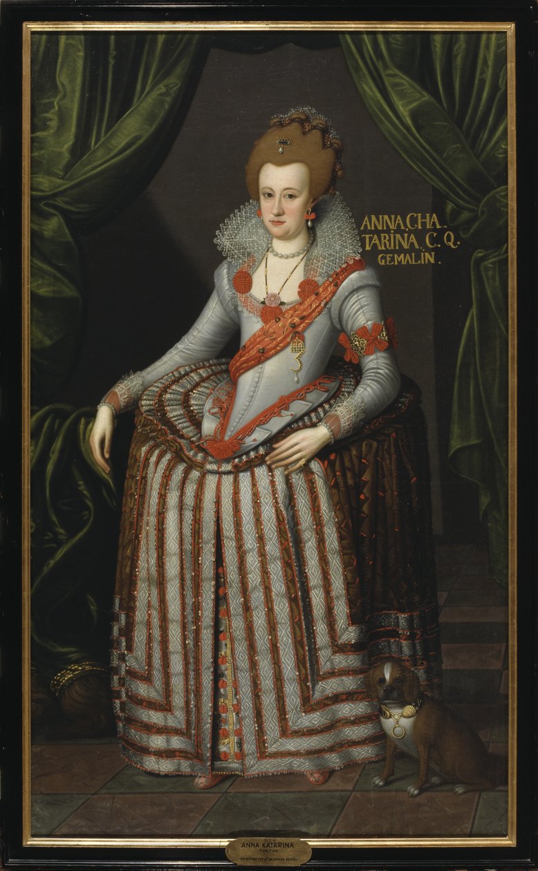 Anne Catherine von Brandenburg von Pieter Fransz. Isaacsz.