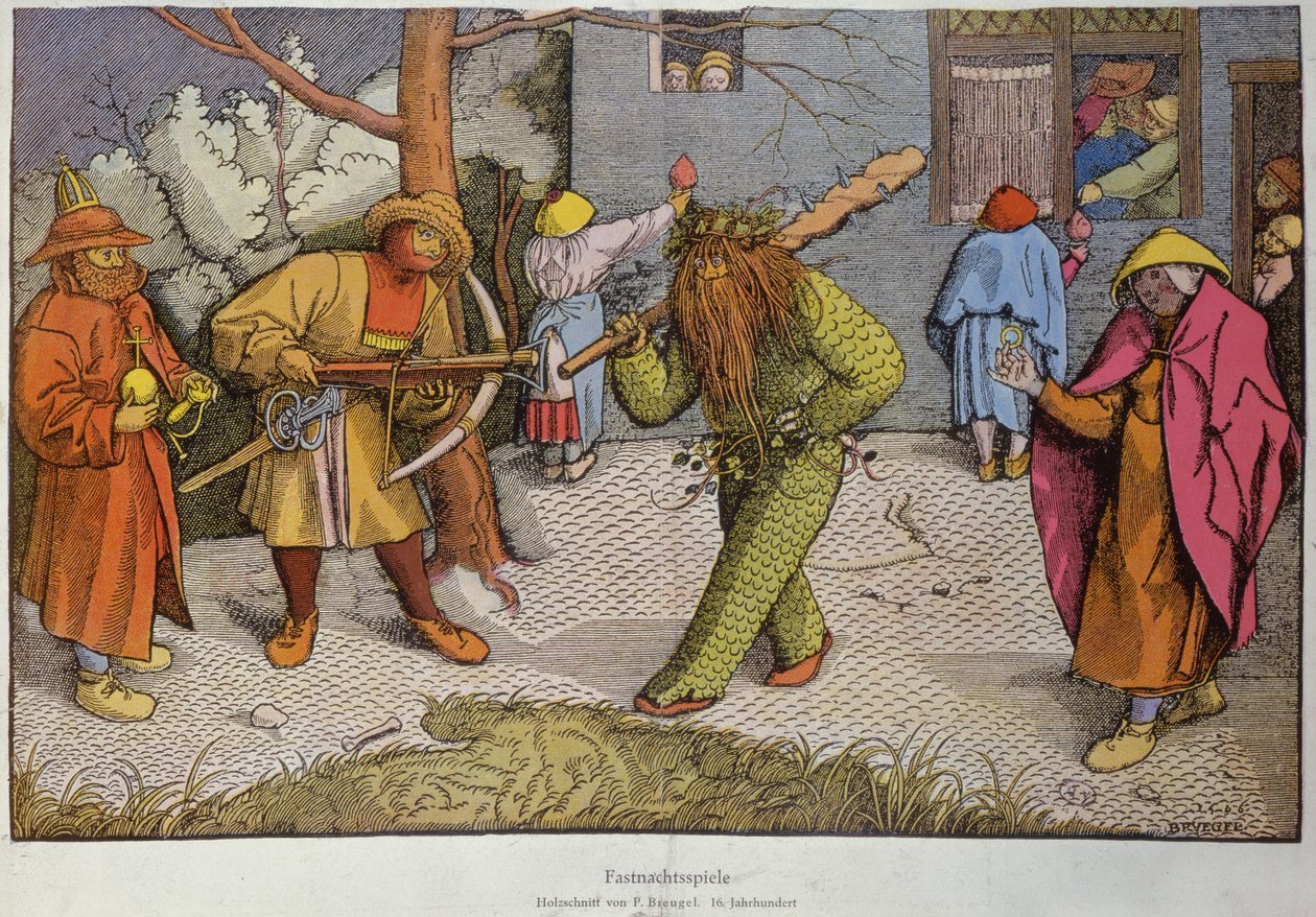 Fastnachtsspiele von Pieter III attr. to Brueghel