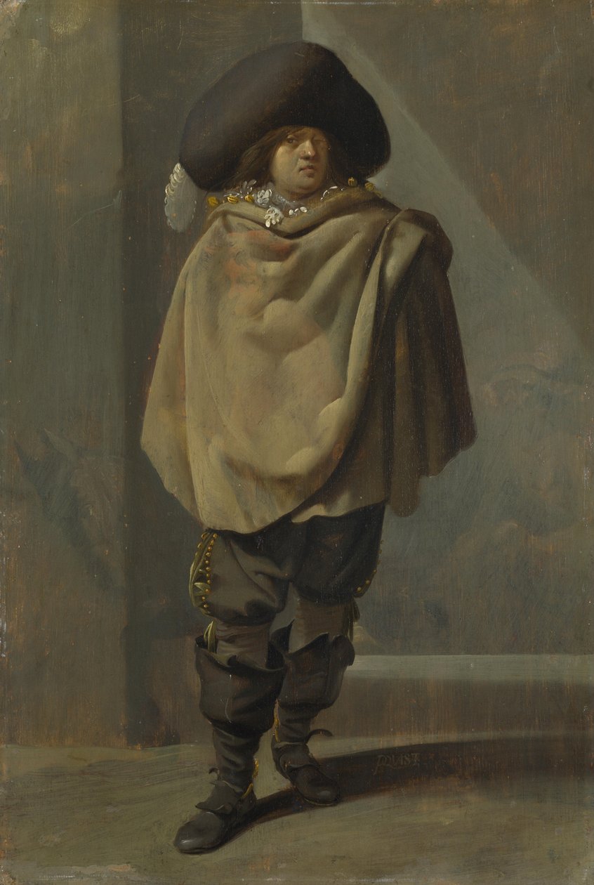 Ein stehender Mann von Pieter Jansz. Quast