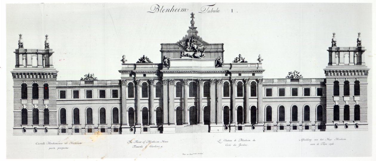Blenheim Palace von Pieter Stevens van Gunst