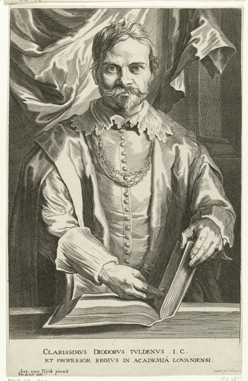 Porträt von Tuldenus von Pieter de Jode