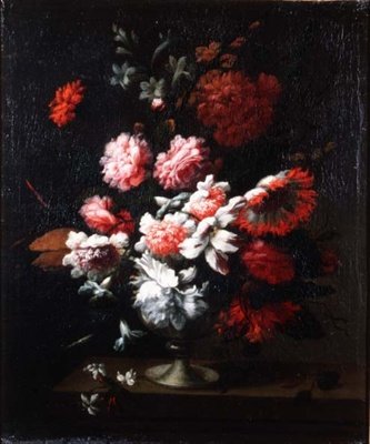 Stillleben mit Blumen in einer Urne von Pieter Hardime