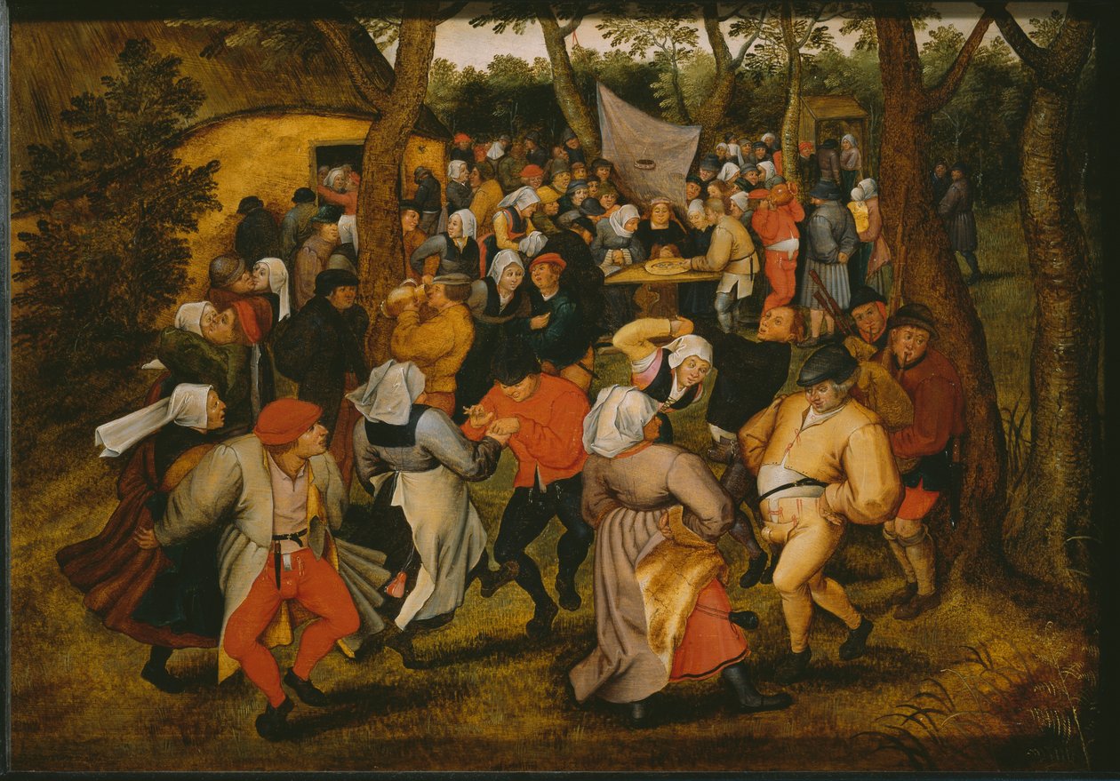 Hochzeitstanz im Freien, 1610 von Pieter Brueghel the Younger