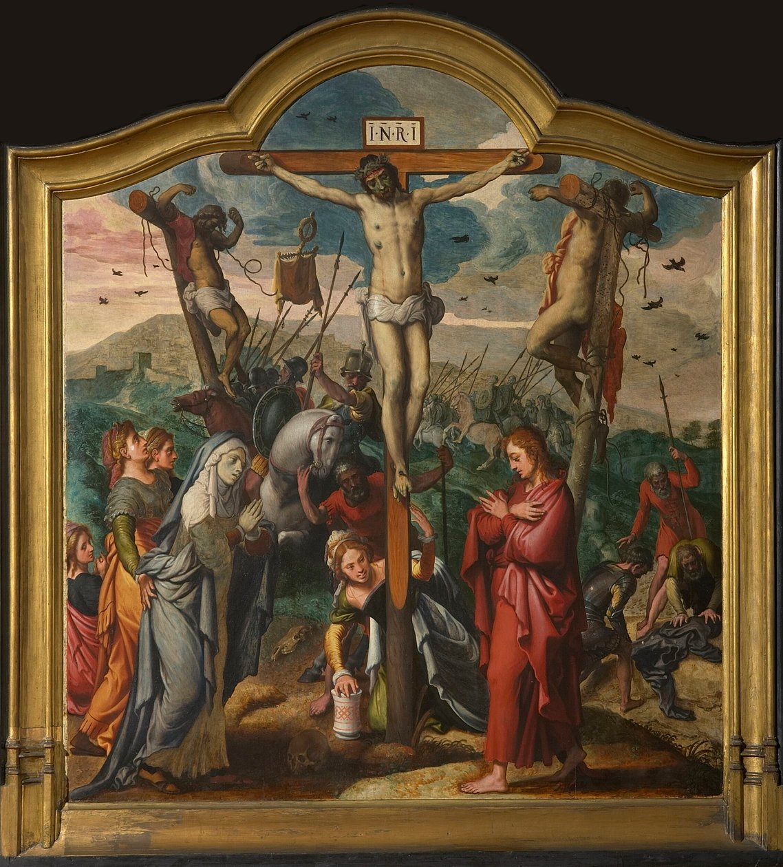 Jan van der Biest Triptychon Mittelteil von Pieter Aertsen
