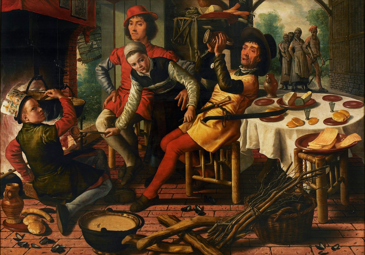 Bauern am Herd, 1556 von Pieter Aertsen