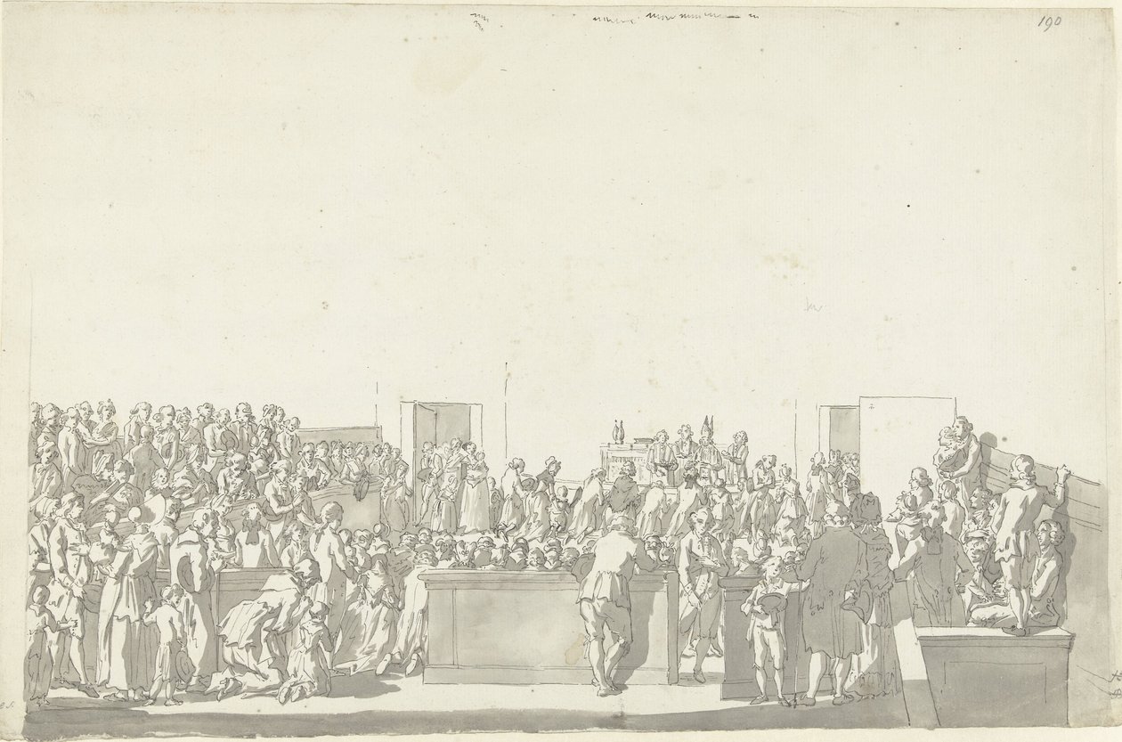Katholische Kommunion von Pieter Bartholomeusz. Barbiers