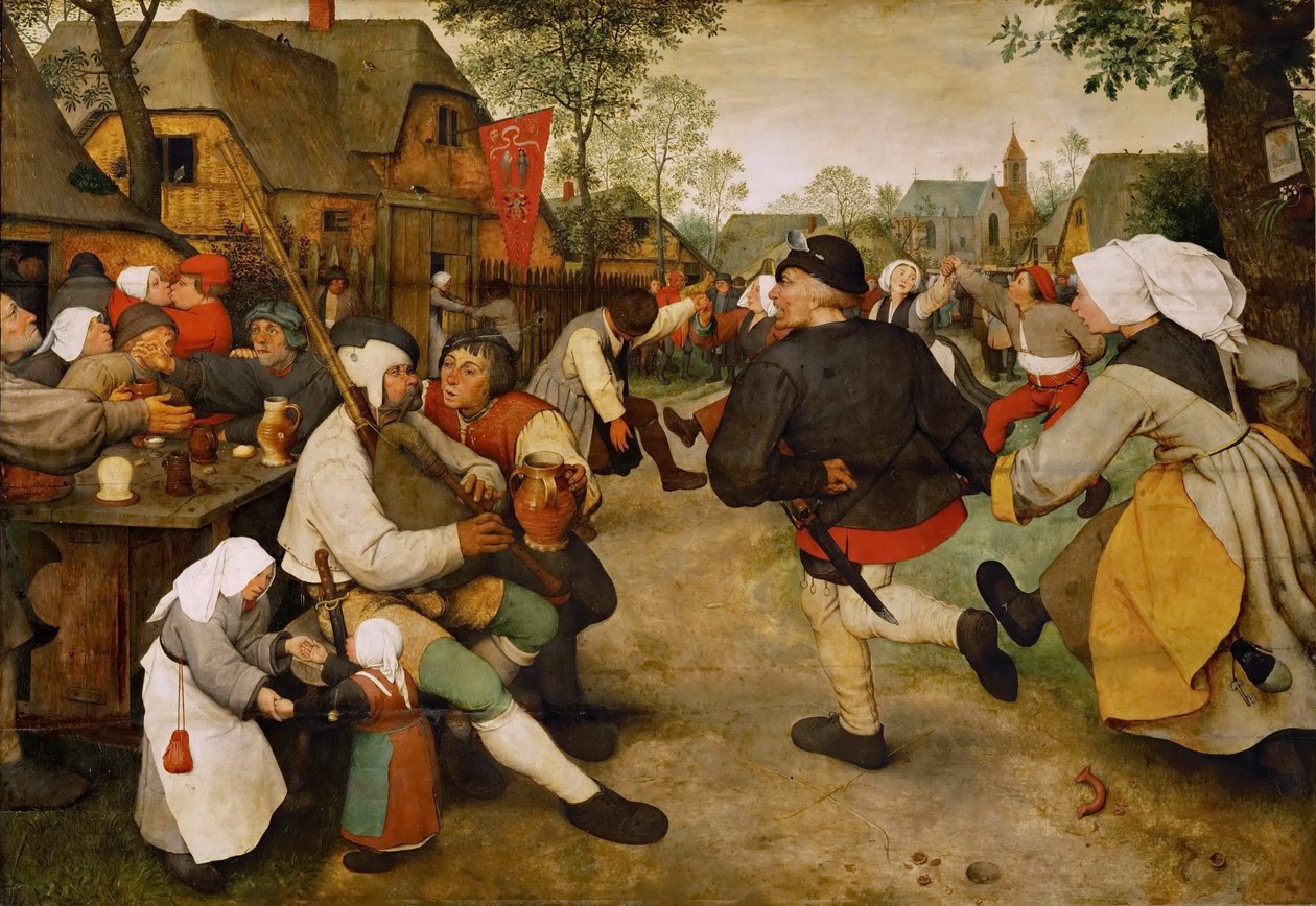 Bauerntanz von Pieter Brueghel the Elder