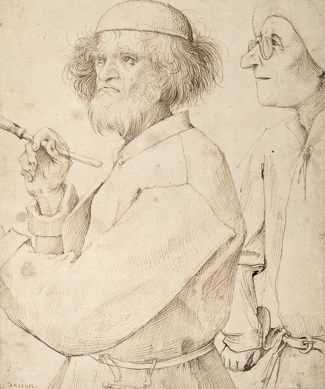 Der Maler und der Käufer von Pieter Brueghel the Elder