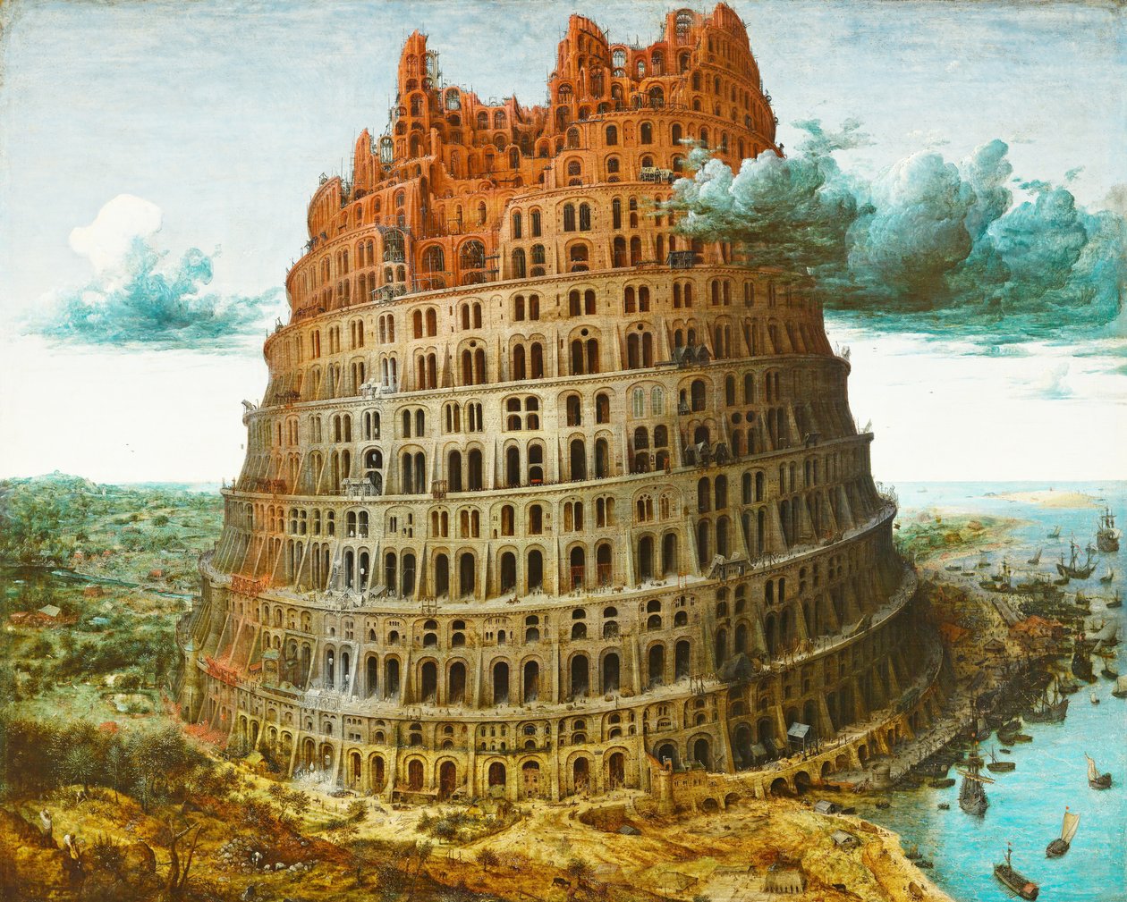 Der Turm von Babel (Rotterdam) von Pieter Bruegel the Elder