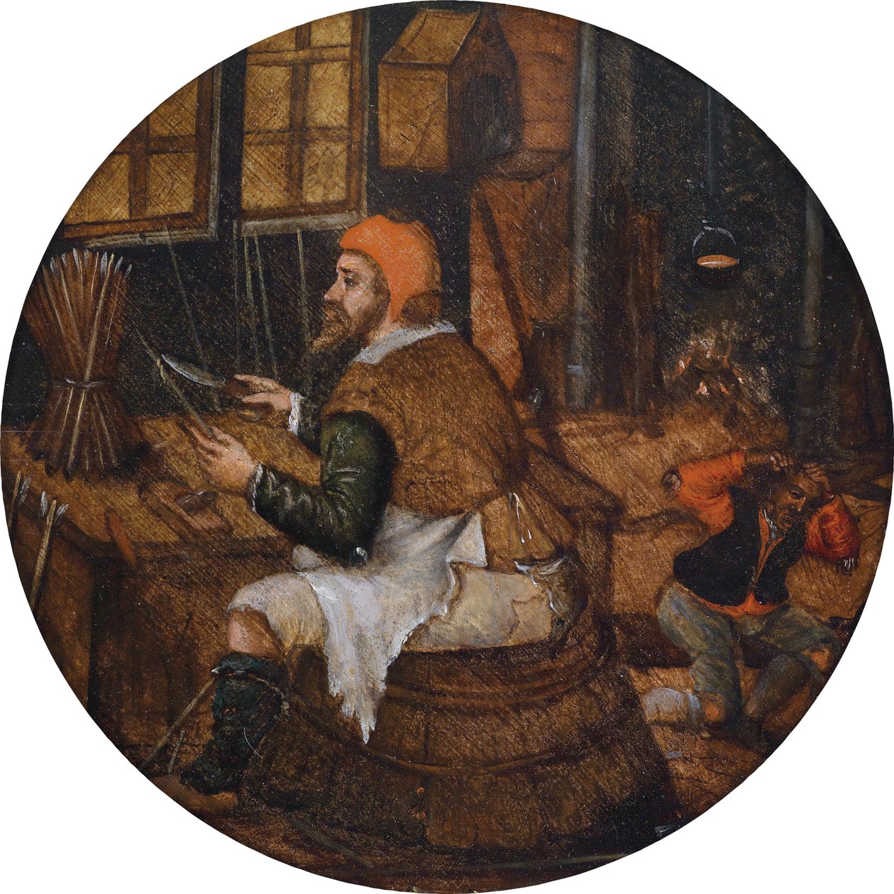 Pfeilmacher von Pieter Brueghel the Younger