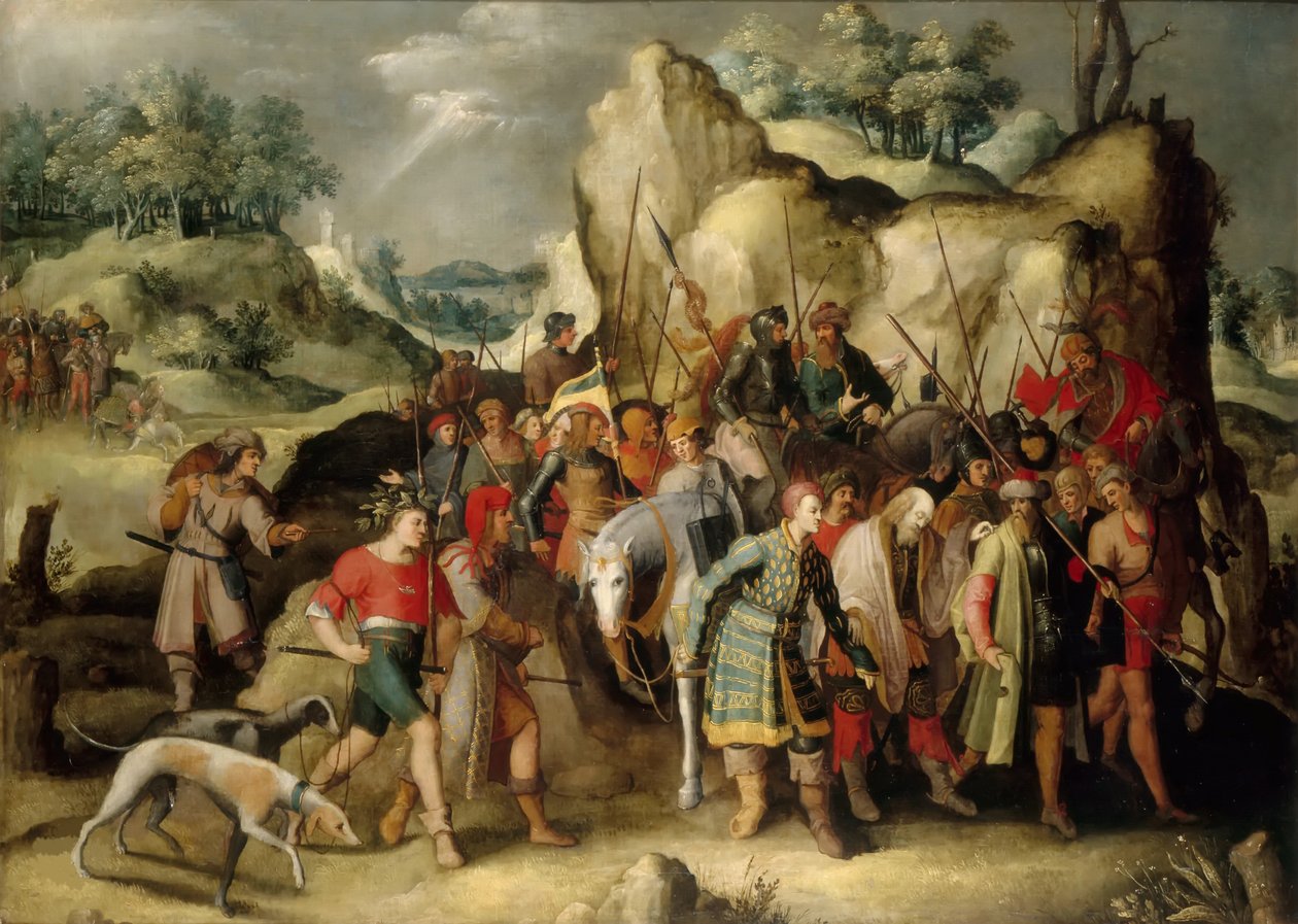 Die Bekehrung des Heiligen Paulus von Pieter Brueghel the Younger