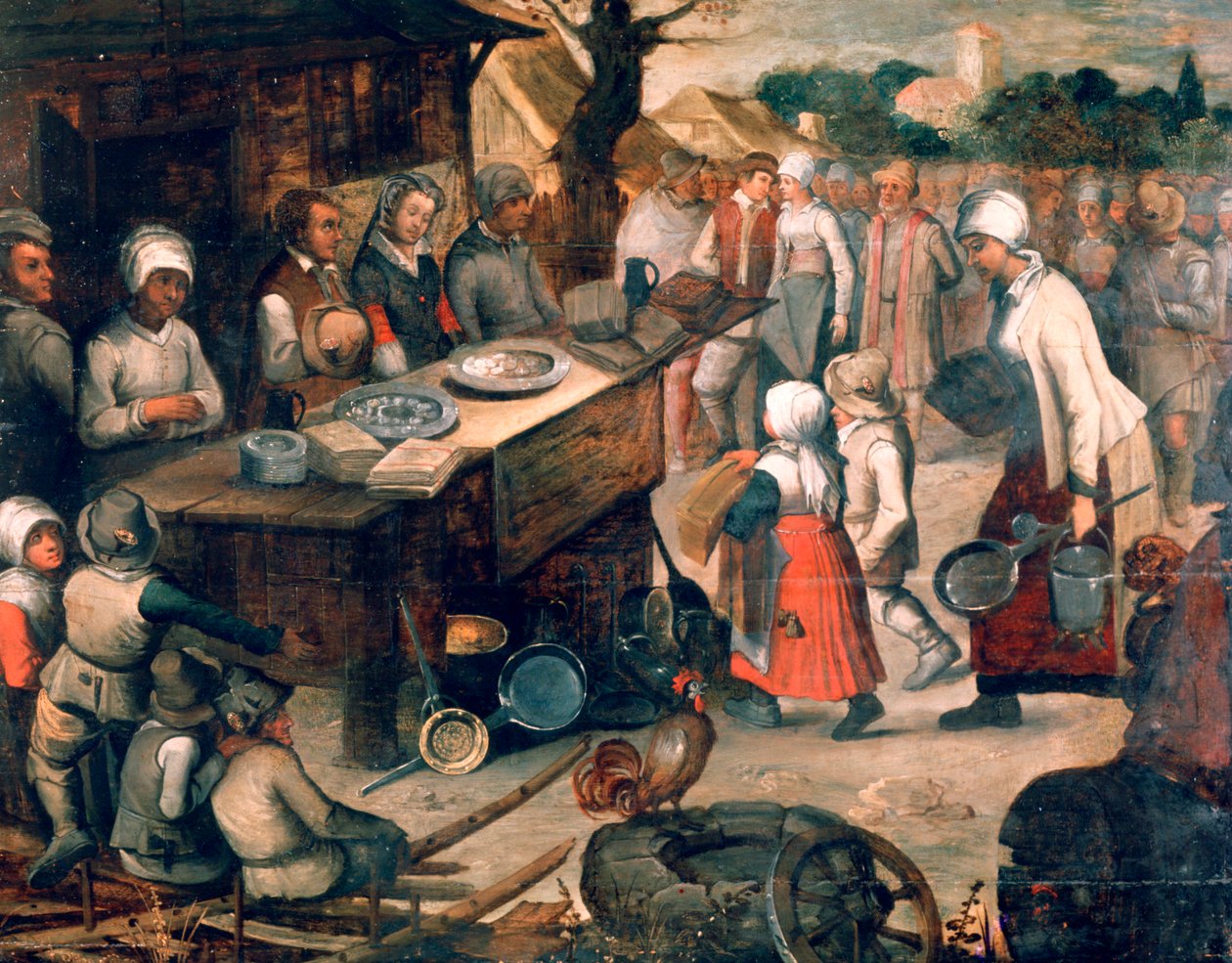 Die Geschenkübergabe von Pieter Brueghel the Younger