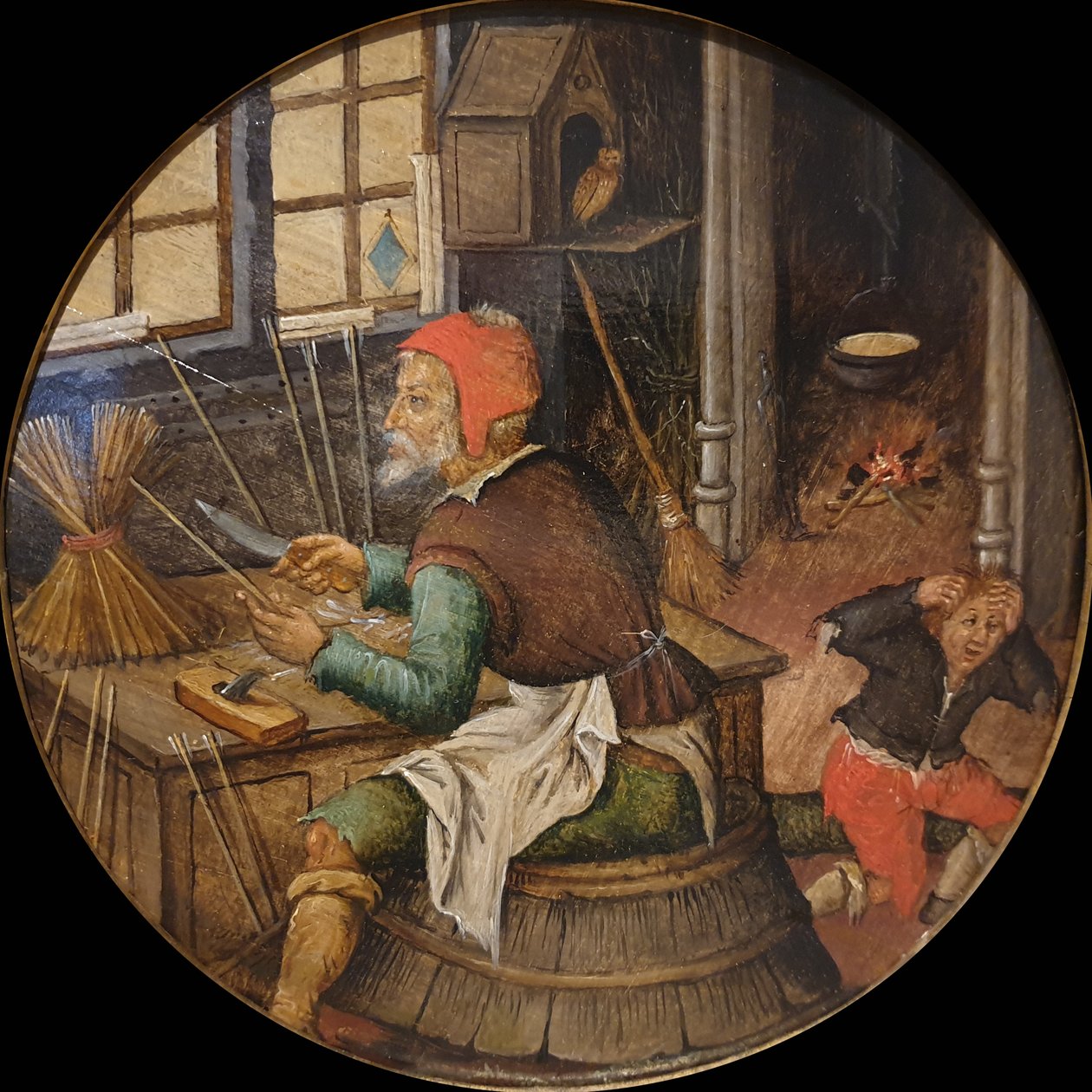 Der Pfeilschnitzer von Pieter Brueghel the Younger