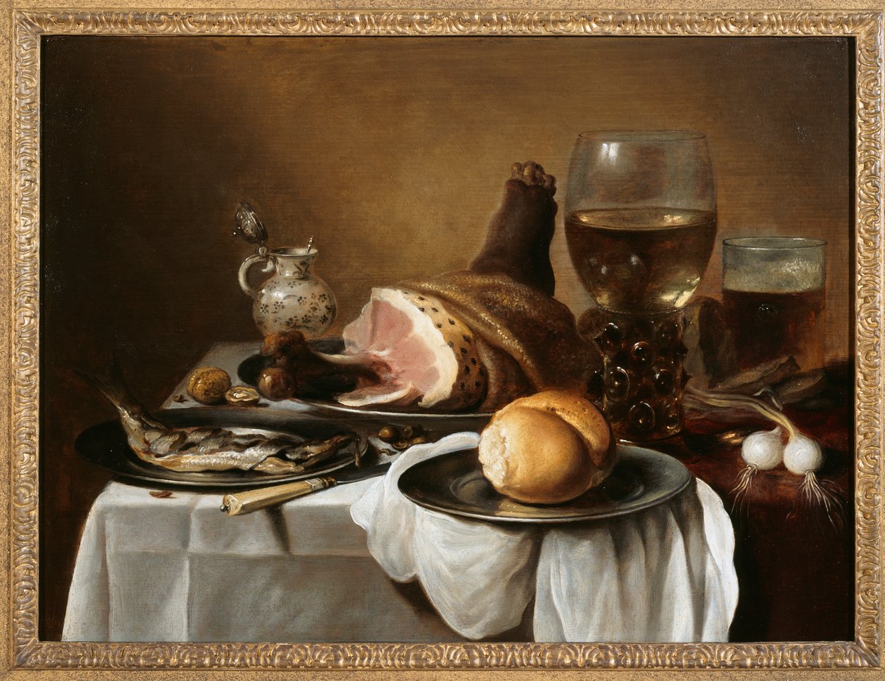 Frühstücksstück, ca. 1640 von Pieter Claesz