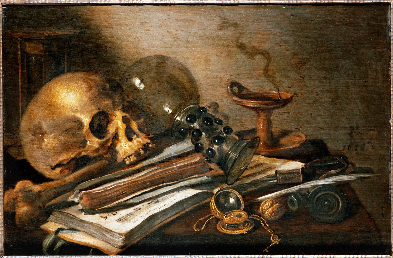 Vanitas, Stillleben von Pieter Claesz