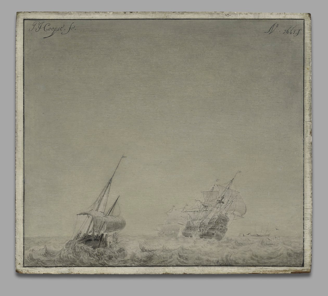 Ein stürmisches Meer von Pieter Coopse